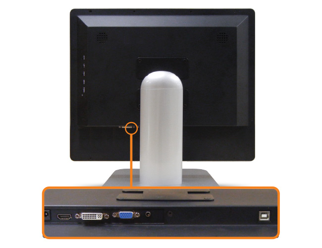 19-inch Desktop Touchscreen Input Source