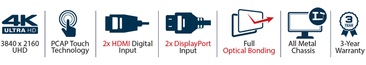 32 4k Pcap Touchscreen Monitor