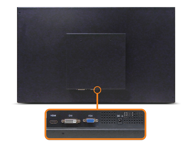 24-inch Open Frame Touch Monitor Input Source