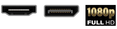 HDMI In, DP In, 1080p Full HD