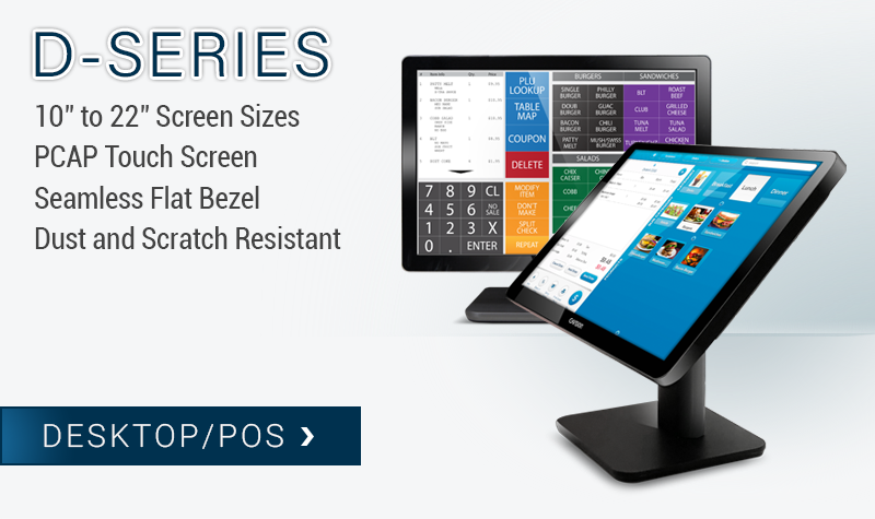 Projected Capacitive Touch Screen Monitor - D-Series