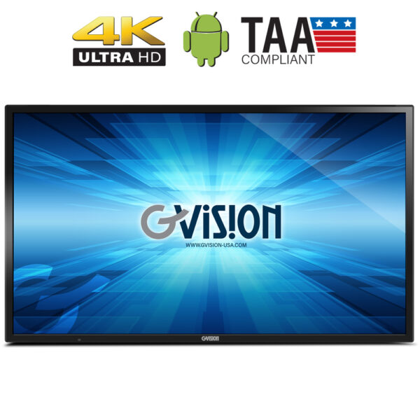 55-Inch 4K PCAP Touchscreen Monitor, Built-In Android