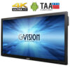 55-Inch IR Touchscreen with Built-In Android OS Quarter View