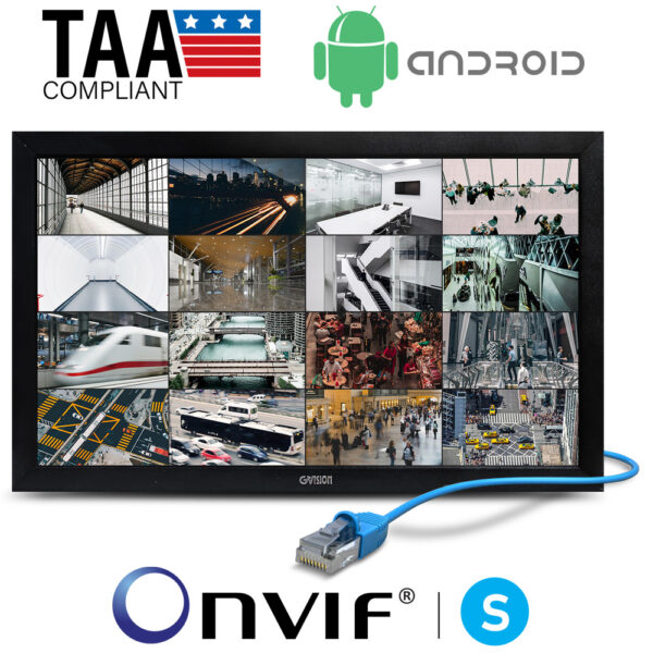 24-inch 1080p IP Monitor with Built-In Android OS