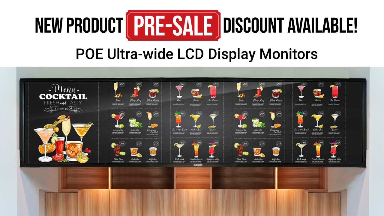 POE UltraWide Monitor