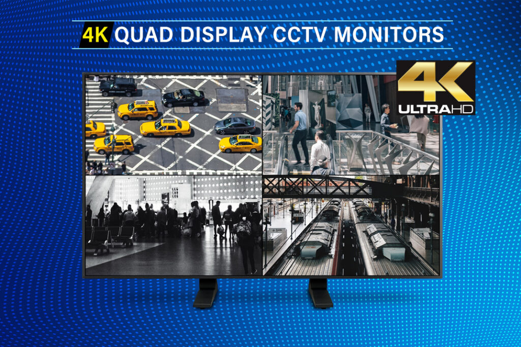 4K Quad Video Monitors