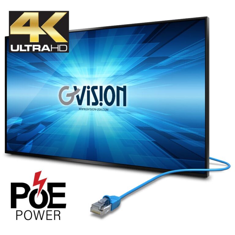 PoE Monitors - GVision USA - Touchscreen and Security CCTV Monitors