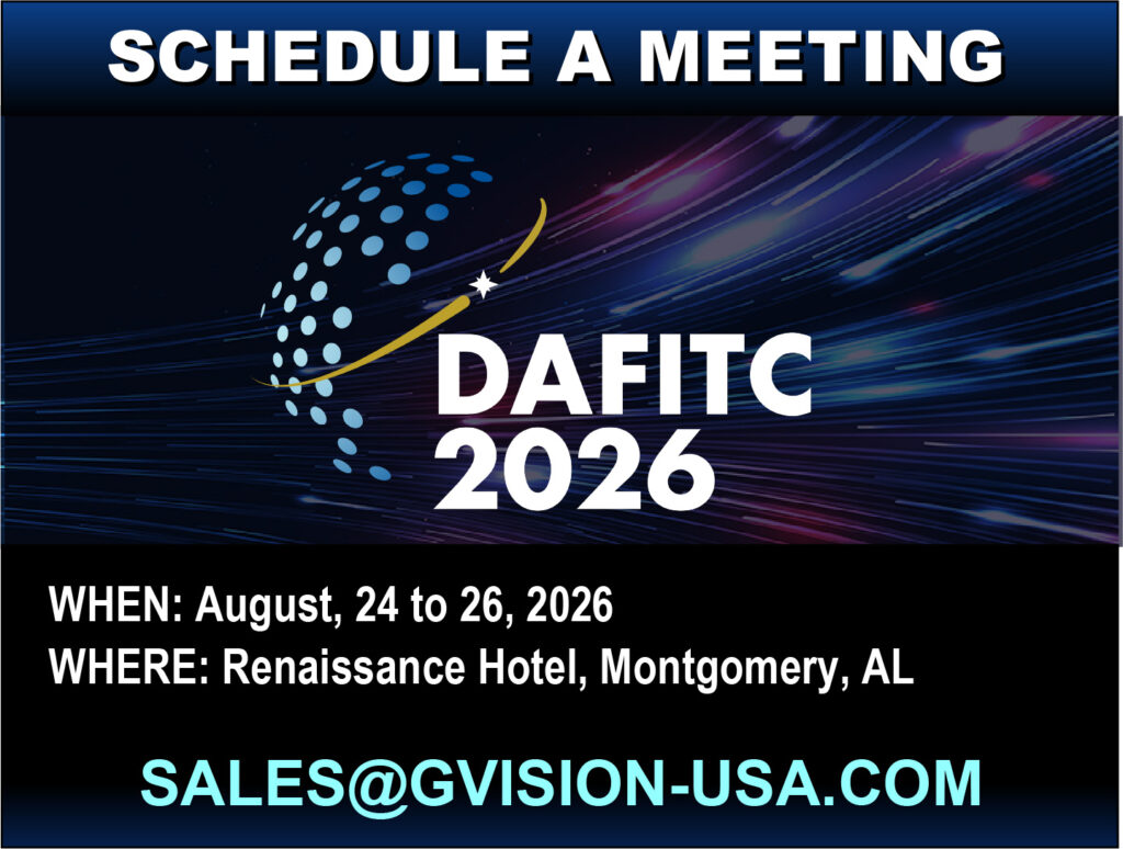 Schedule a meeting - sales@gvision-usa.com for DAFITC 2026 Event
