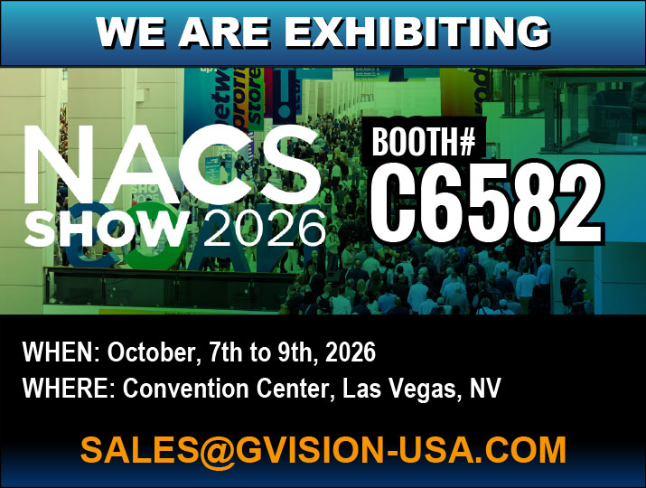 Visit GVision Booth C6582 at NACS Show 2026